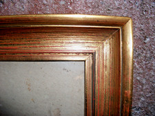 Cadre ancien en bois doré à