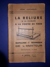 Léon Laffargue La reliure et
