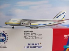 Herpa Wings 1:500 526777-005 Antonov AN-124 Antonov Airl. UR-82008 Be Brave Like