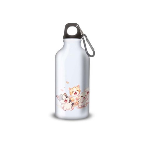 Gourde alu thermos chatons - gourde,