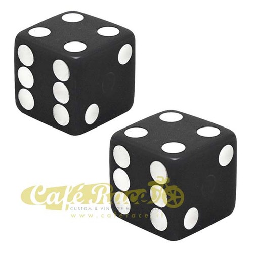 Bouchons valve dice black 2 - bouchons,