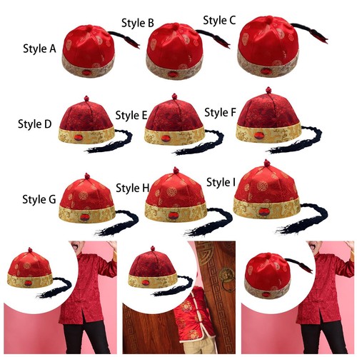 Chapeau oriental chinois qing - chapeau,