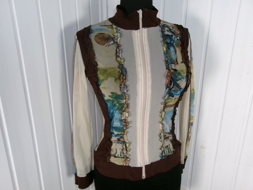 Pull zip gilet mesh