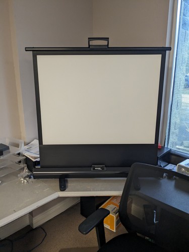 Portable projector screen - screen, pull