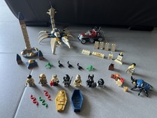 LOT LEGO PHARAOH'S QUEST 7327 MINIFIG PIECES + 7305 ATTAQUE DU SCARABEE COMPLET