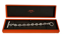 Bracelet Hermès Chaine d'Ancre - Hermès Vintage Silver Chaine d'Ancre Bracelet