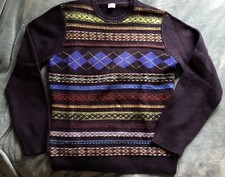 Pull Jacquard Bleu KENZO Homme