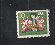 L6376 ALLEMAGNE RFA , timbre N° Y&T 258 de 1962 " Blanche Neige et les " Neuf **