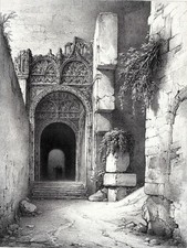 Estampe Ruines du portail de