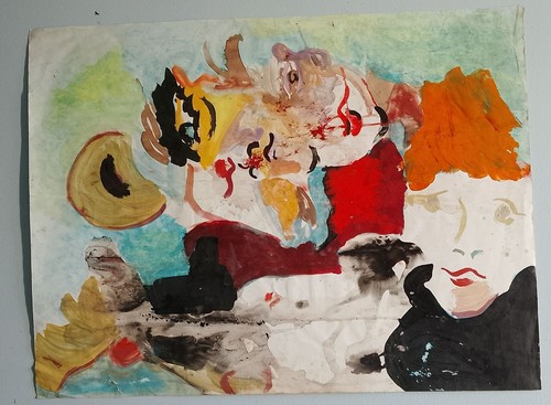 Techniques mixtes art brut - techniques,