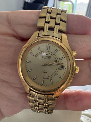 Seiko kinetic watch top - seiko, watch.