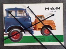ULTRA Rare brochure camion BERLIET SAVIEM  MAN. Type 780 cabine Avancée Ou Capot
