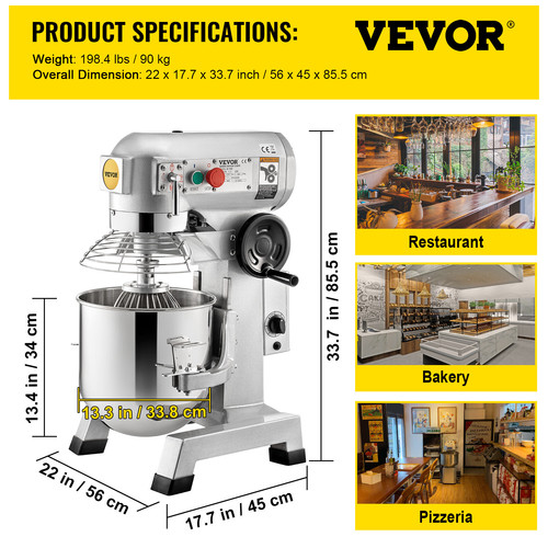Vevor robot pâtissier - robot,