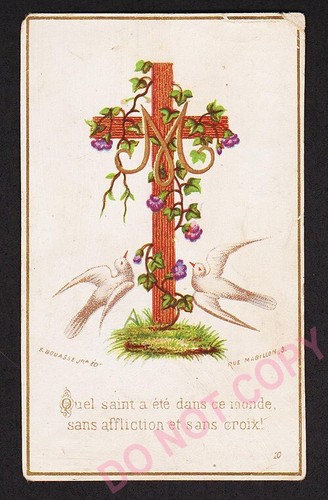 Ancienne image pieuse - image,