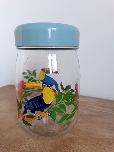 Bocal parfait verre - le, en