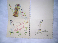 SCHIAPARELLI paris carte parfumée parfum shocking