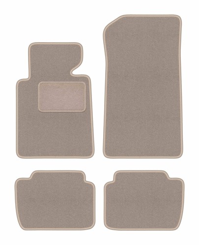 Tapis sol velours beige - tapis,