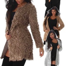 Manteau En Tricot Pour Femme Gilet Frangé Doux Oversize Confortable S M L