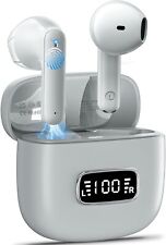 Écouteurs sans fil Bluetooth 5.3 avec 4 micros Appels HD 36h LED IP6 étanche