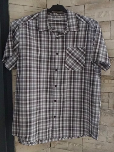 Chemise gris carreaux taille - gris,