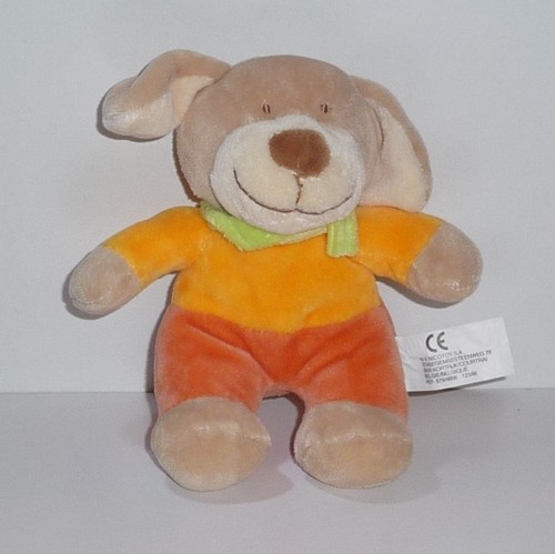 Doudou chien nicotoy - nicotoy, jaune
