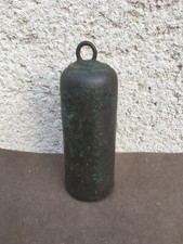 Ancien poids d'horloge / Pendule / Forme cylindrique / 1,332 kg