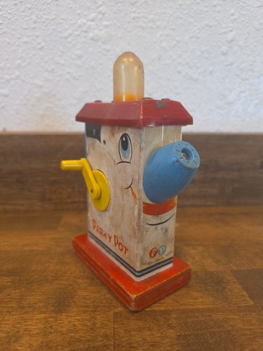1958 fisher price wooden - fisher, perky