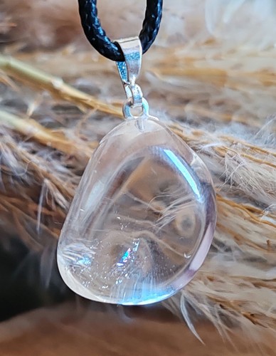Pendentif cristal roche - en,