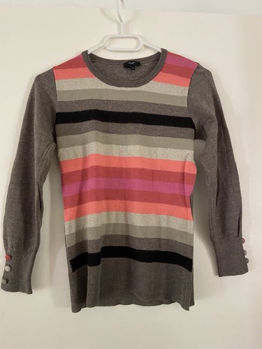 Pull rayé mohair laine un - pull,
