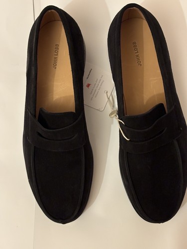 Mocassins daim john lobb - mocassins,
