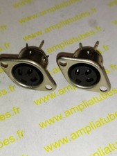2x   DIN 3 PIN FEMELLE CHASSIS SOCKET   Lot 2 Pcs       (DepE8/33    