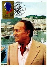 MAXIMAPHILIE / CARTE POSTALE MAXIMUM / TINO ROSSI 1990