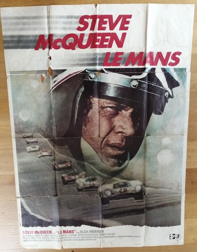 LE MANS steve mcqueen affiche