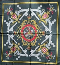 HERMÈS RARE  CARRÉ ARMES DE MONACO    (très Recherché)