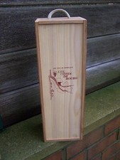 Boite Coffret Bois Bouteilles de vin Bordeaux Côtes de Bourg