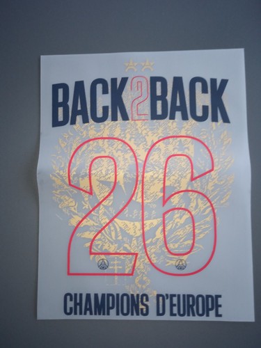 Flocage psg back - psg,