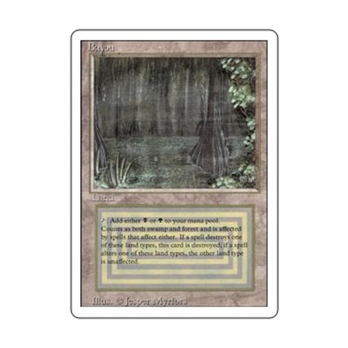 Wotc mtg édition - 3e, bayou