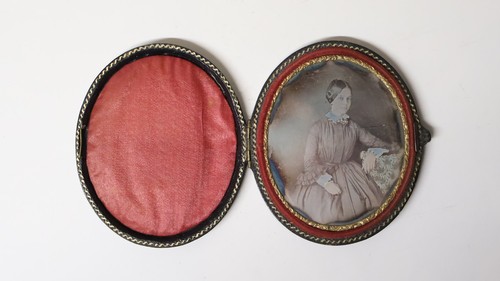 Ancien daguerréotype portrait - ancien,