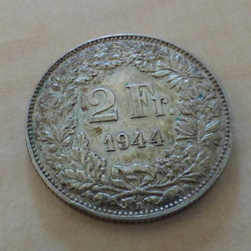Switzerland francs 1944 b - 2,