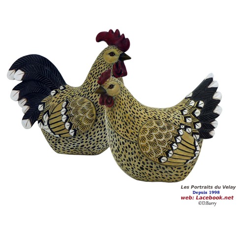 Poules coqs - et,