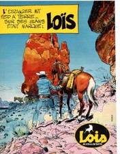 AD  PUBLICITE MODE FASHION JEANS LOÏS GIRAUD