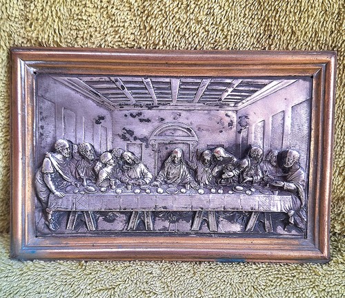 Bas relief bronze - bas,