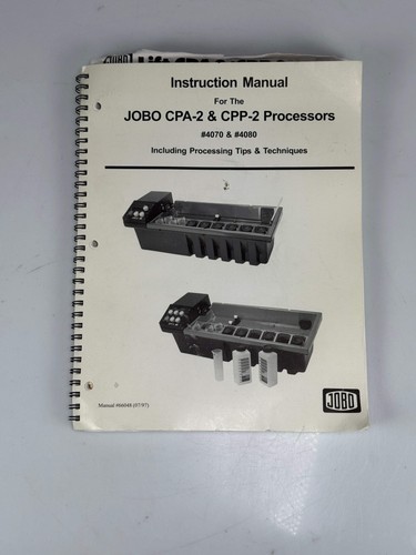 Jobo cpa2 cpp2 - jobo, user