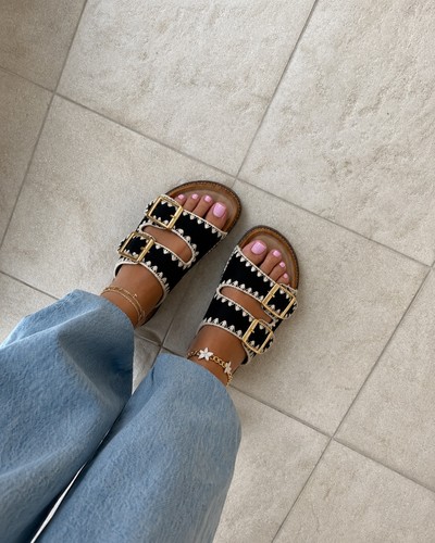 Claquette mango femme - mango,