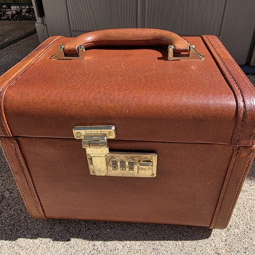 Vintage brown genuine leather - vintage,