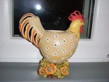 " PARTYLITE  MAGNIFIQUE  PORTE  BOUGIE  LE COQ "  PARTYLITE " RARE