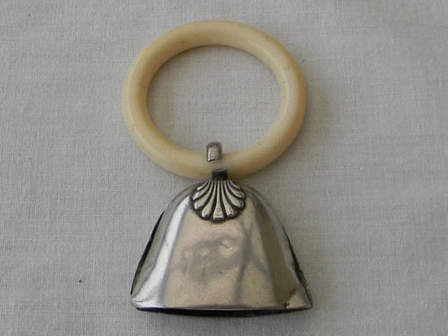 Hochet ancien argent - hochet, en