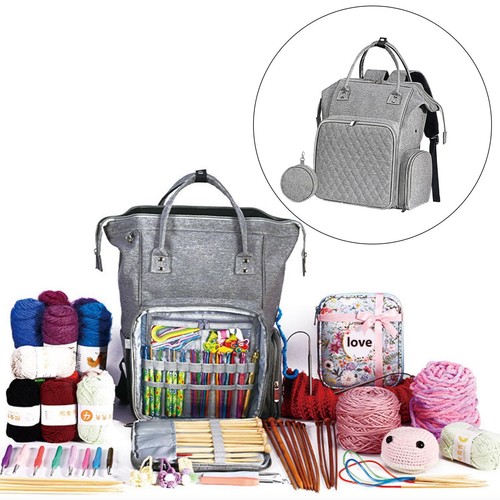 Sac tricoter dos - sac,