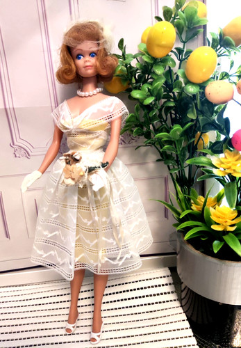 Barbie vtg tenue orange - barbie,