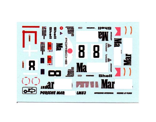 Decal jps porsche 956 joest - jps,